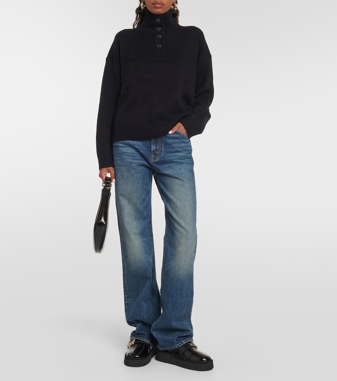 Mules Viv Winter in vernice con platform | Roger Vivier