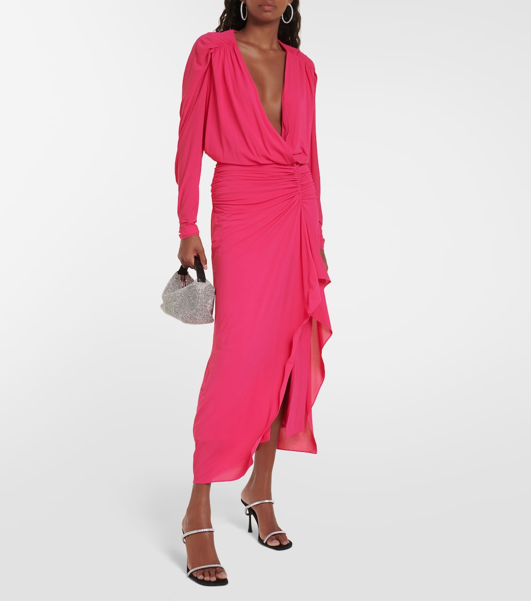 Ellie ruched maxi dress | Simkhai