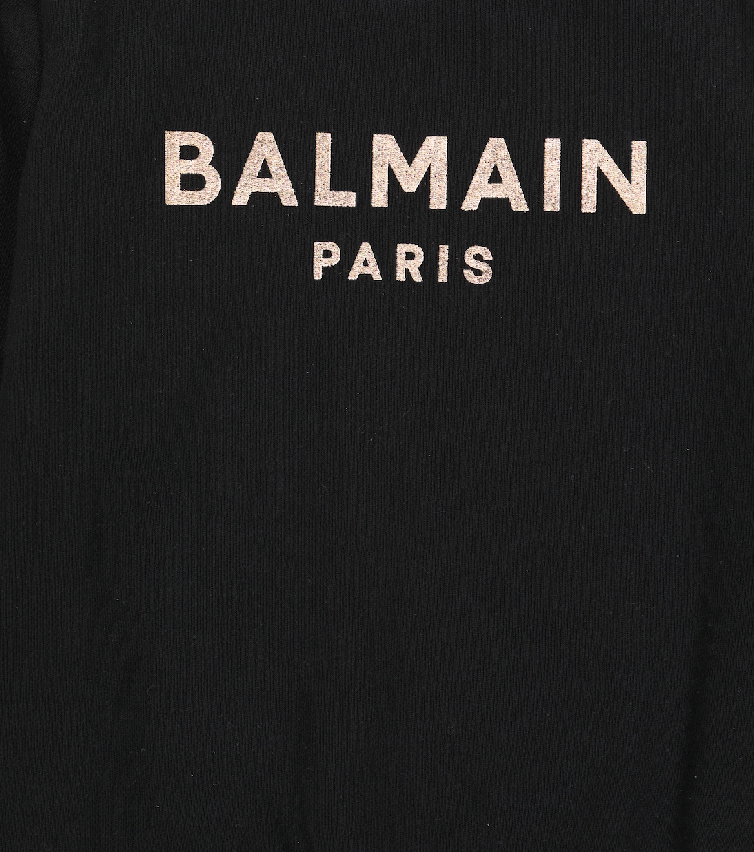 Felpa in jersey di cotone con logo | Balmain Kids