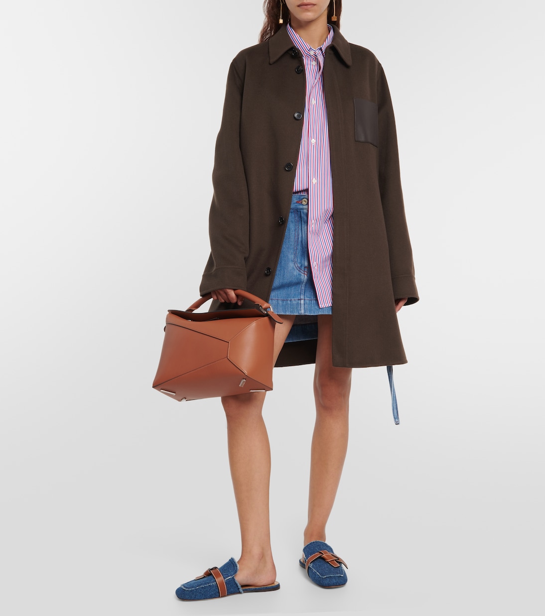 Borsa a spalla Puzzle Edge in pelle | Loewe