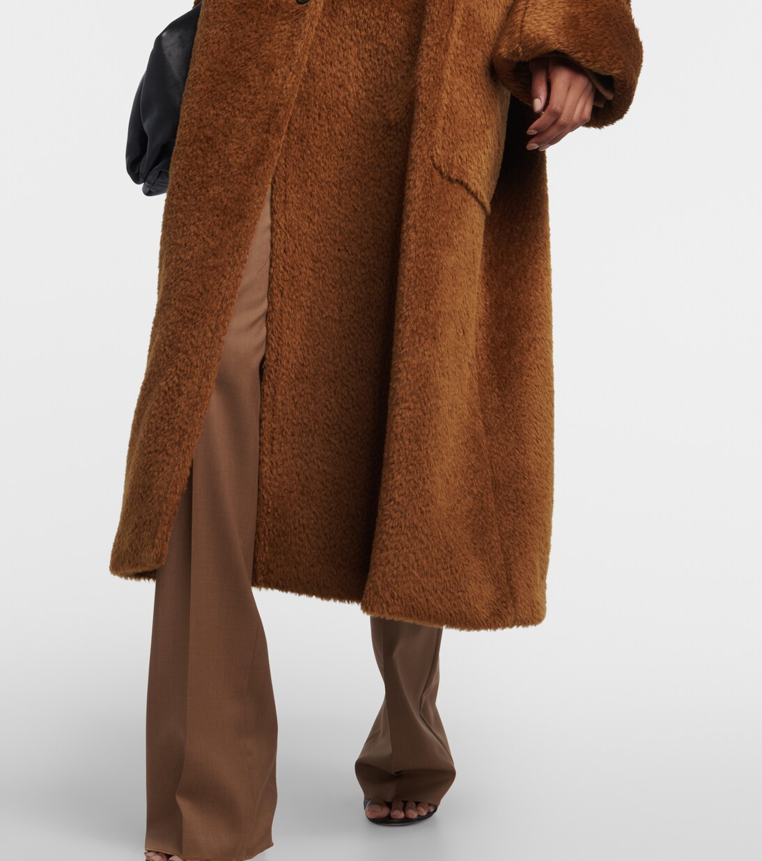 Abrigo oversized Hudson de alpaca y lana | Max Mara