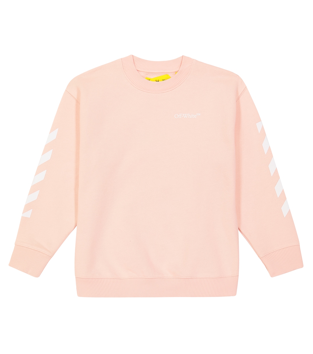 Sudadera en jersey de algodón con logo | Off-White Kids