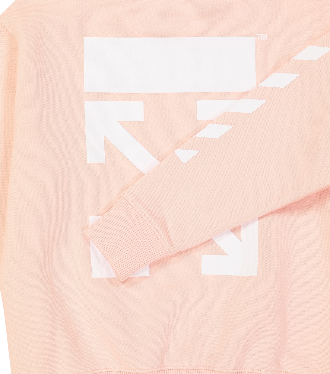 Sudadera en jersey de algodón con logo | Off-White Kids