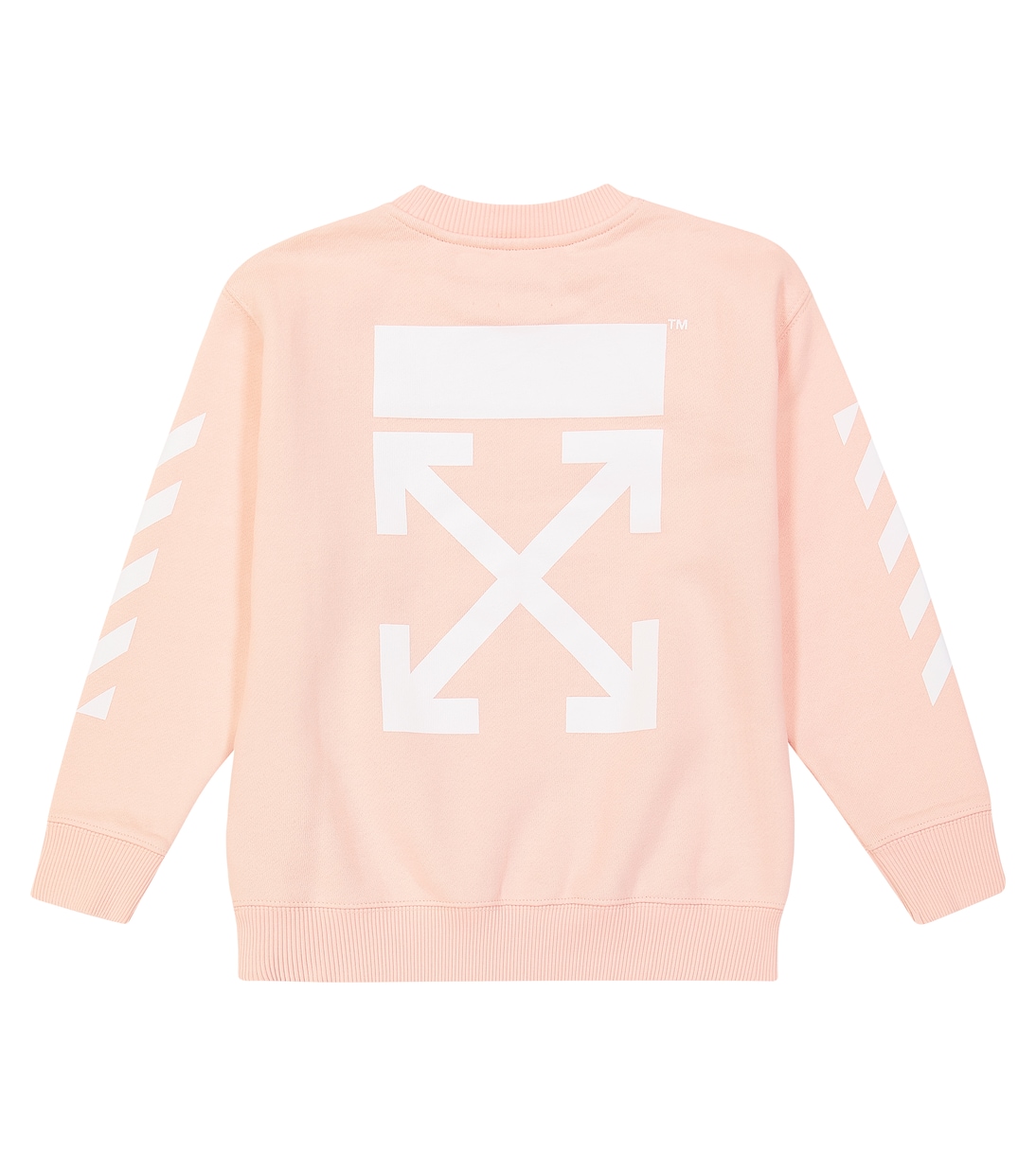 Sudadera en jersey de algodón con logo | Off-White Kids