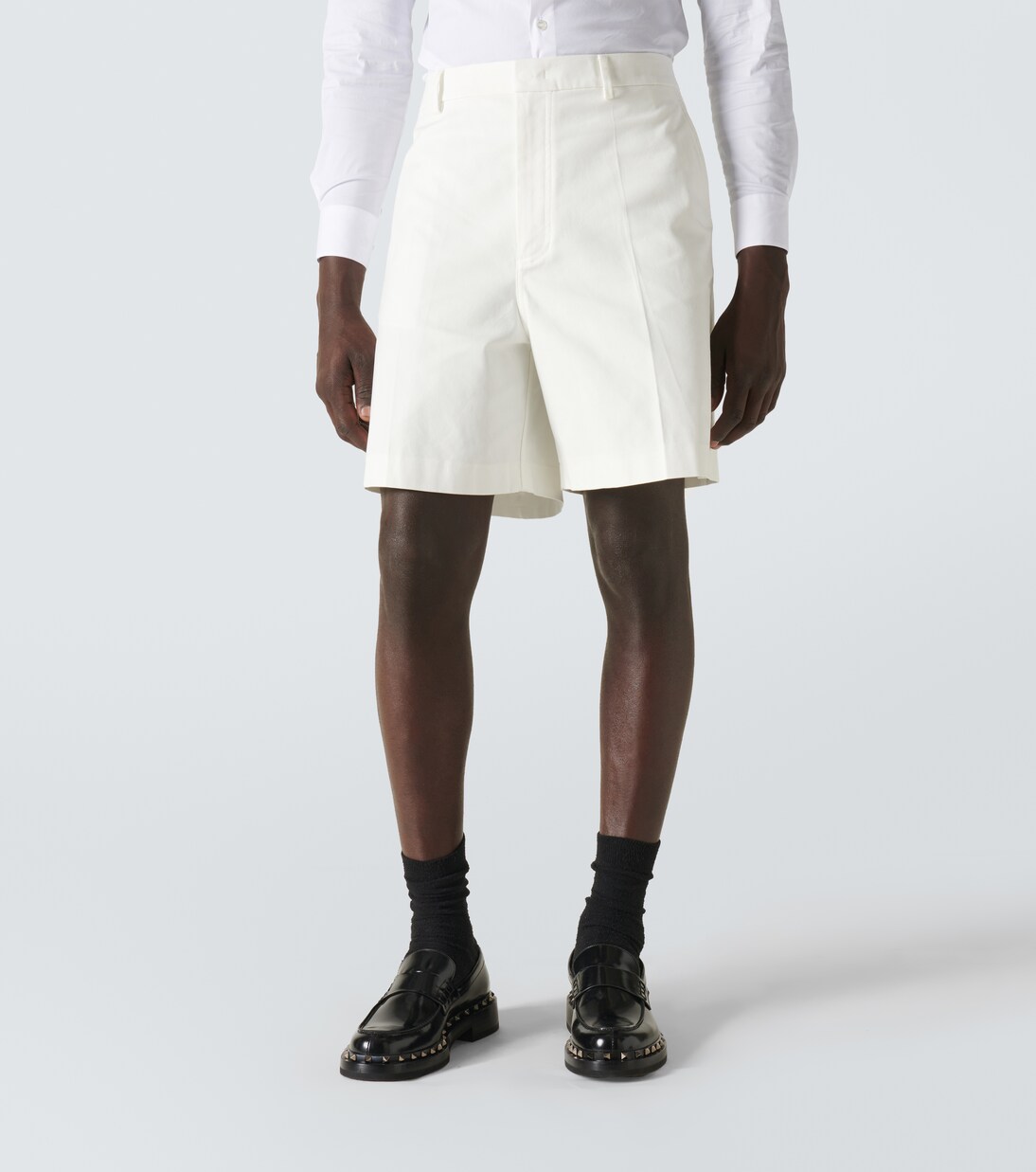 Bermudas de lona de algodón | Valentino