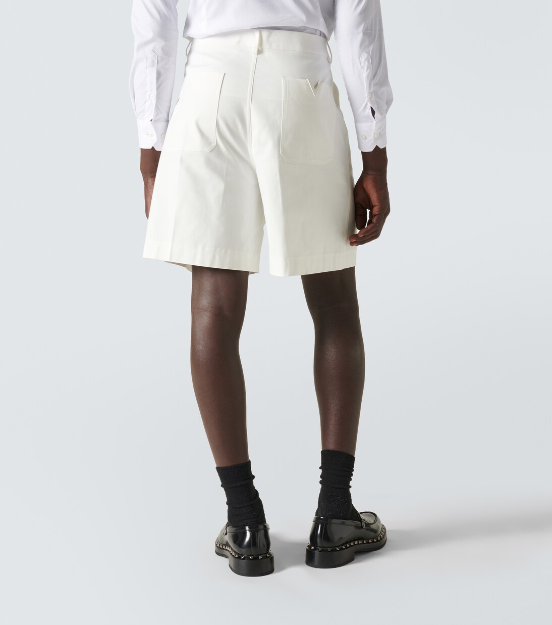 Bermudas de lona de algodón | Valentino