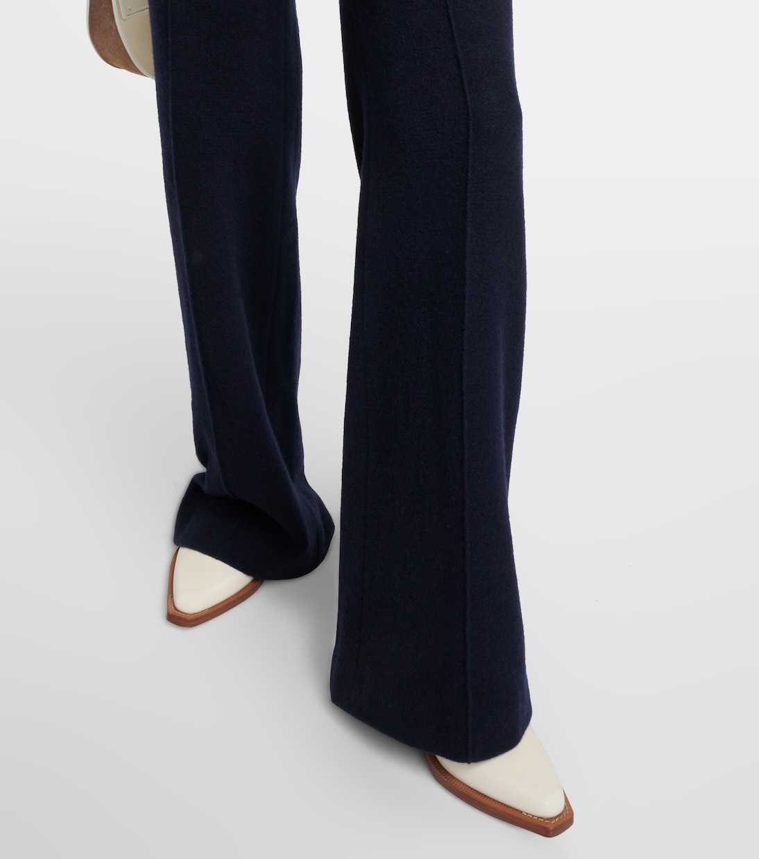 Pantalon ample en cachemire et laine | Chloé