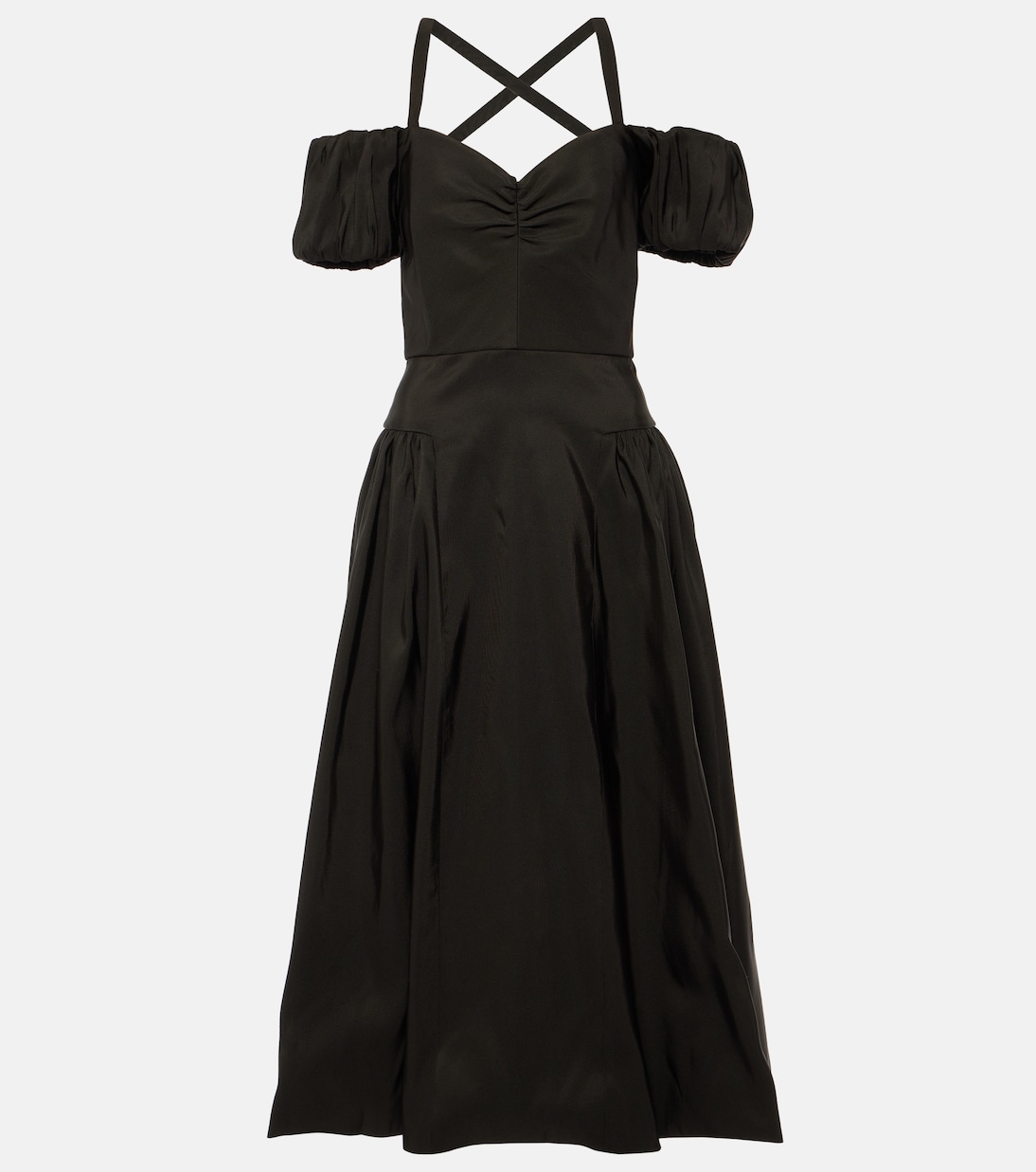 Vestido midi de seda | Markarian
