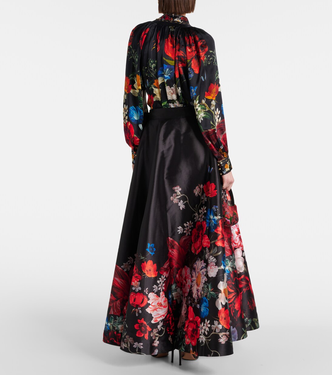 Camilladress Sleeveless Crop Top and A-line Maxi Skirt Lace Set