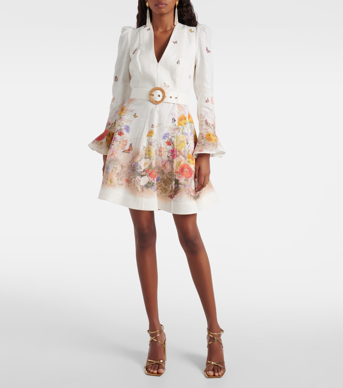 Minikleid Tranquillity aus Leinen | Zimmermann
