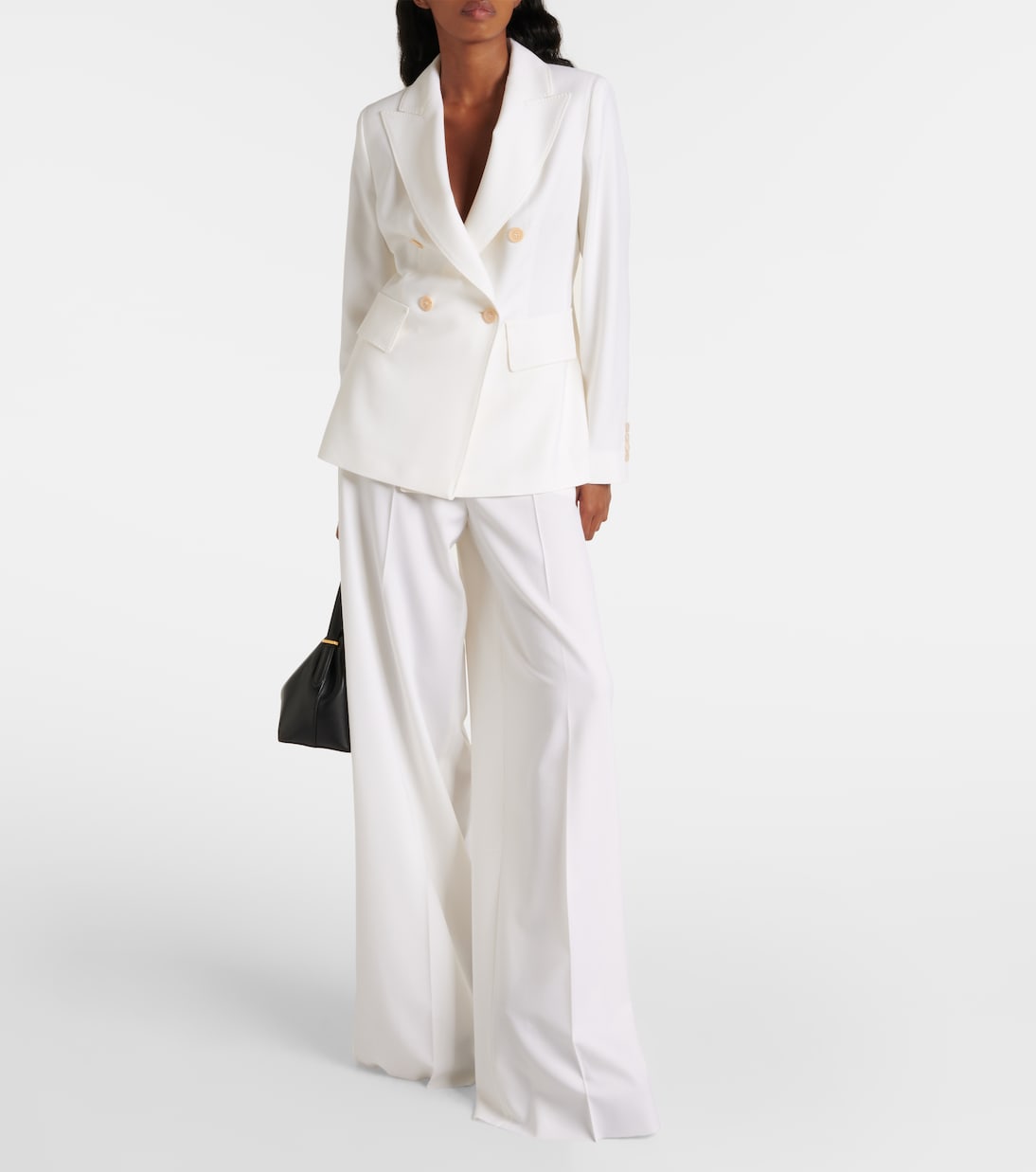 Pantaloni a gamba larga Senna in lana | Max Mara