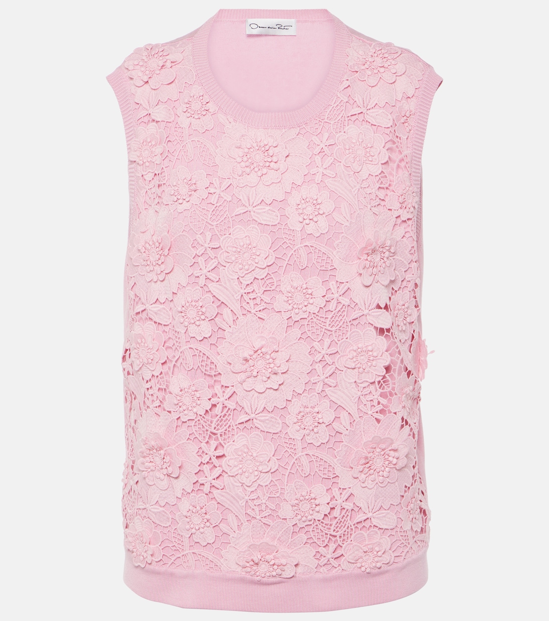 Top con encaje floral | Oscar de la Renta