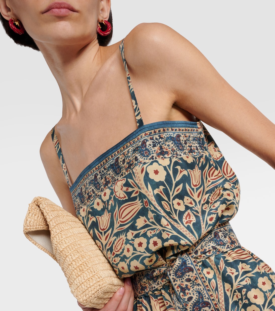 Mono Hede de seda estampado | Loro Piana