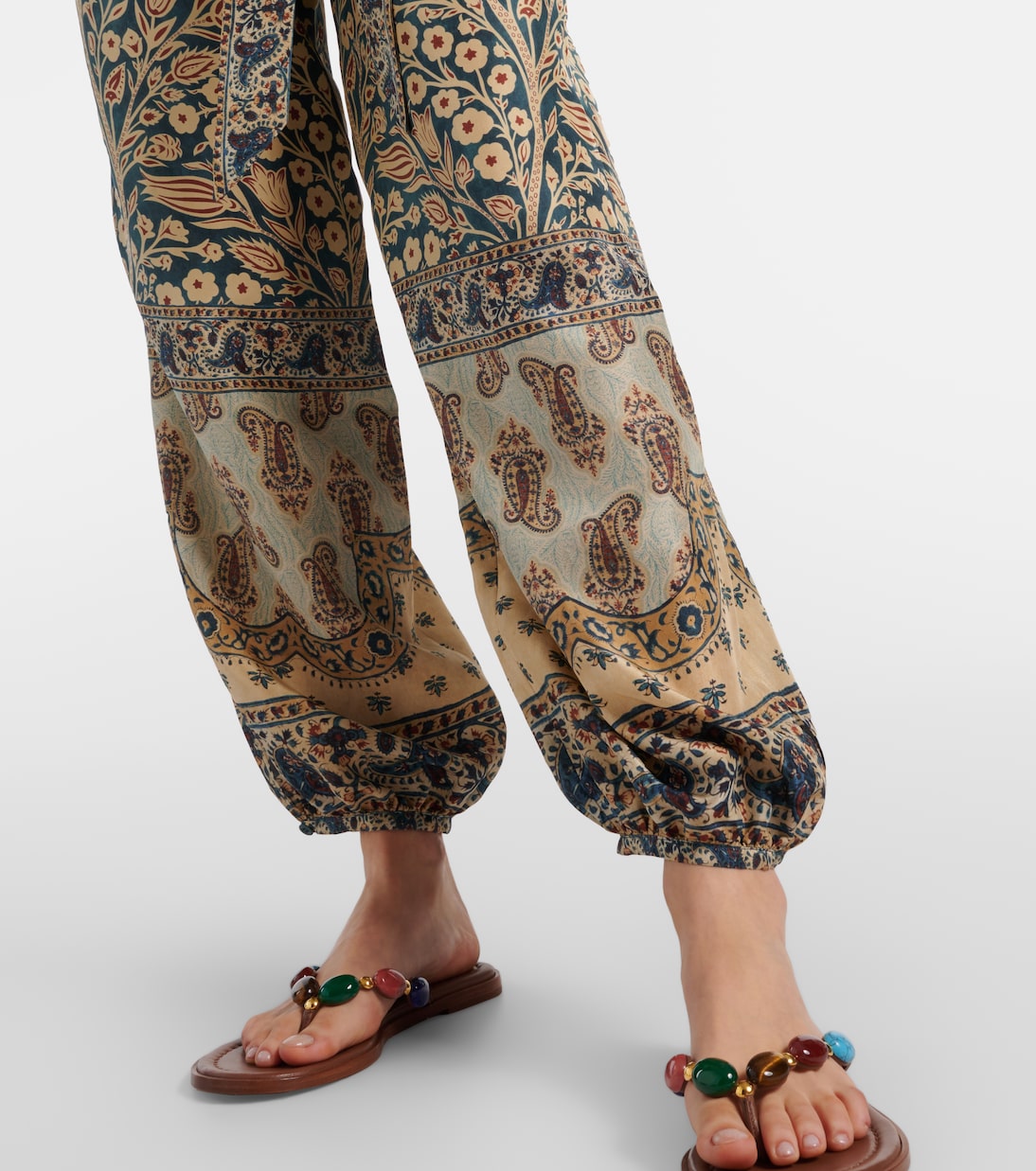 Mono Hede de seda estampado | Loro Piana