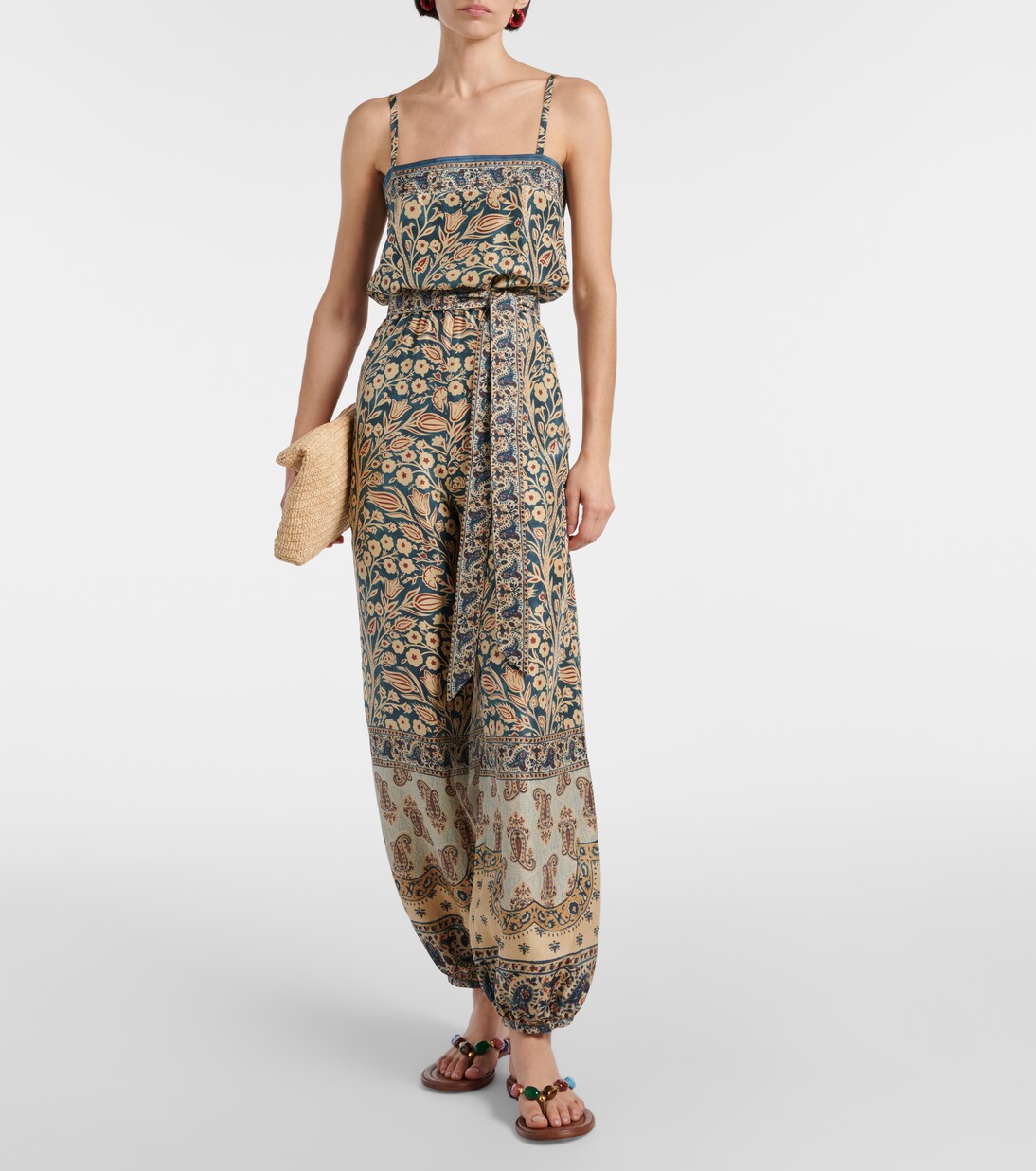 Mono Hede de seda estampado | Loro Piana