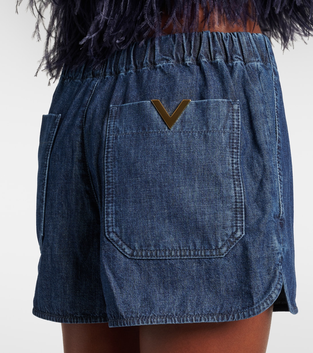 Short VGold en jean  | Valentino