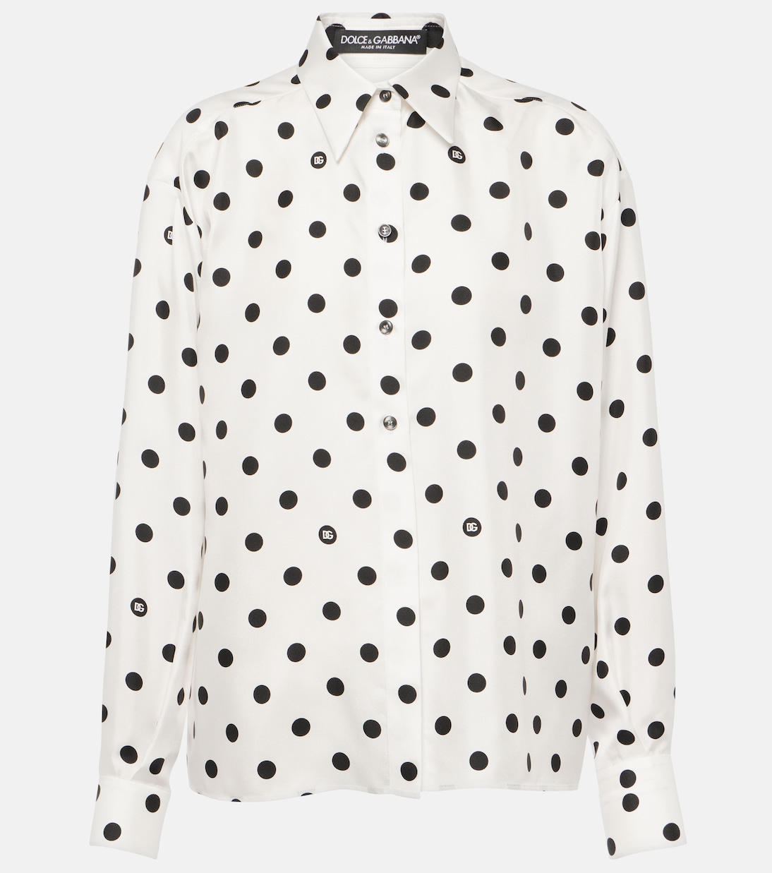 Hemd aus Seiden-Twill | Dolce&Gabbana