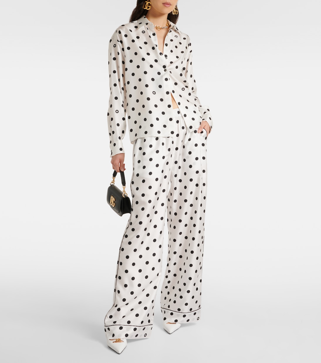 Hemd aus Seiden-Twill | Dolce&Gabbana