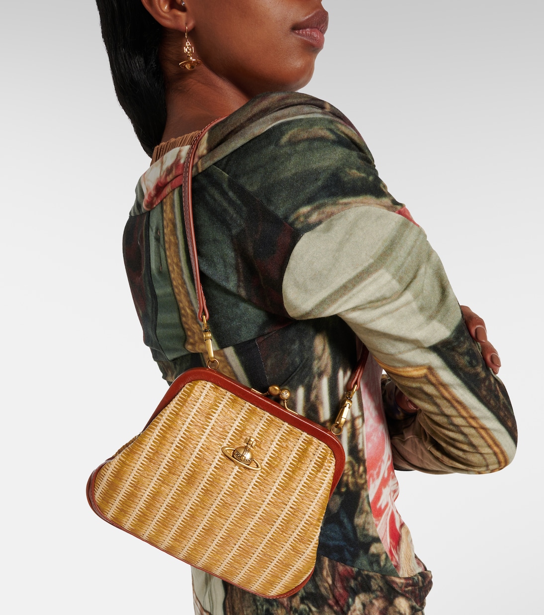 Borsa a spalla Vivienne's in rafia | Vivienne Westwood