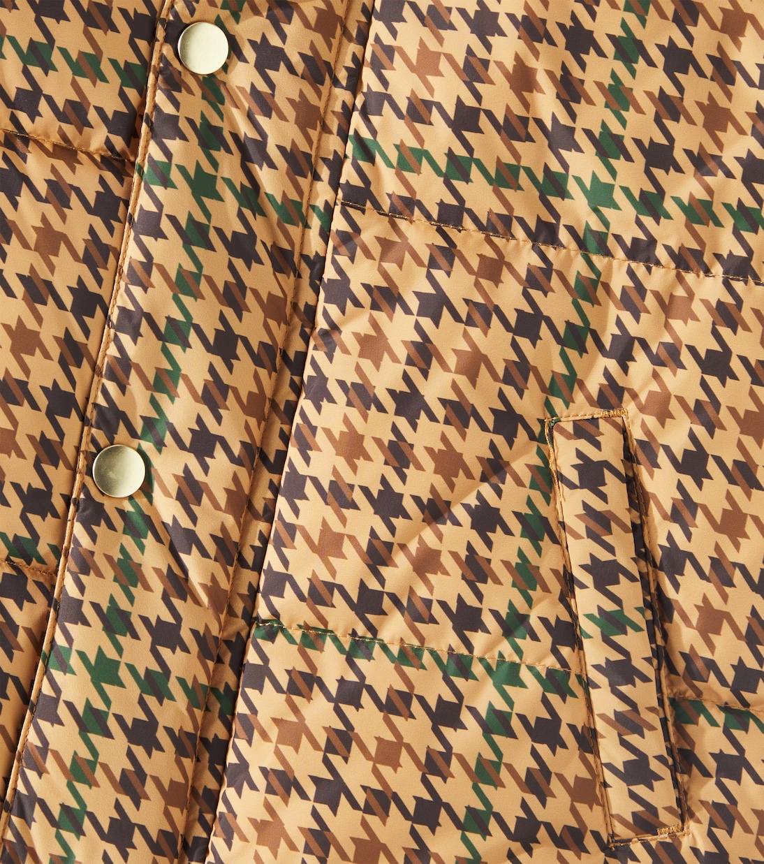 Giacca imbottita con stampa pied-de-poule | Mini Rodini