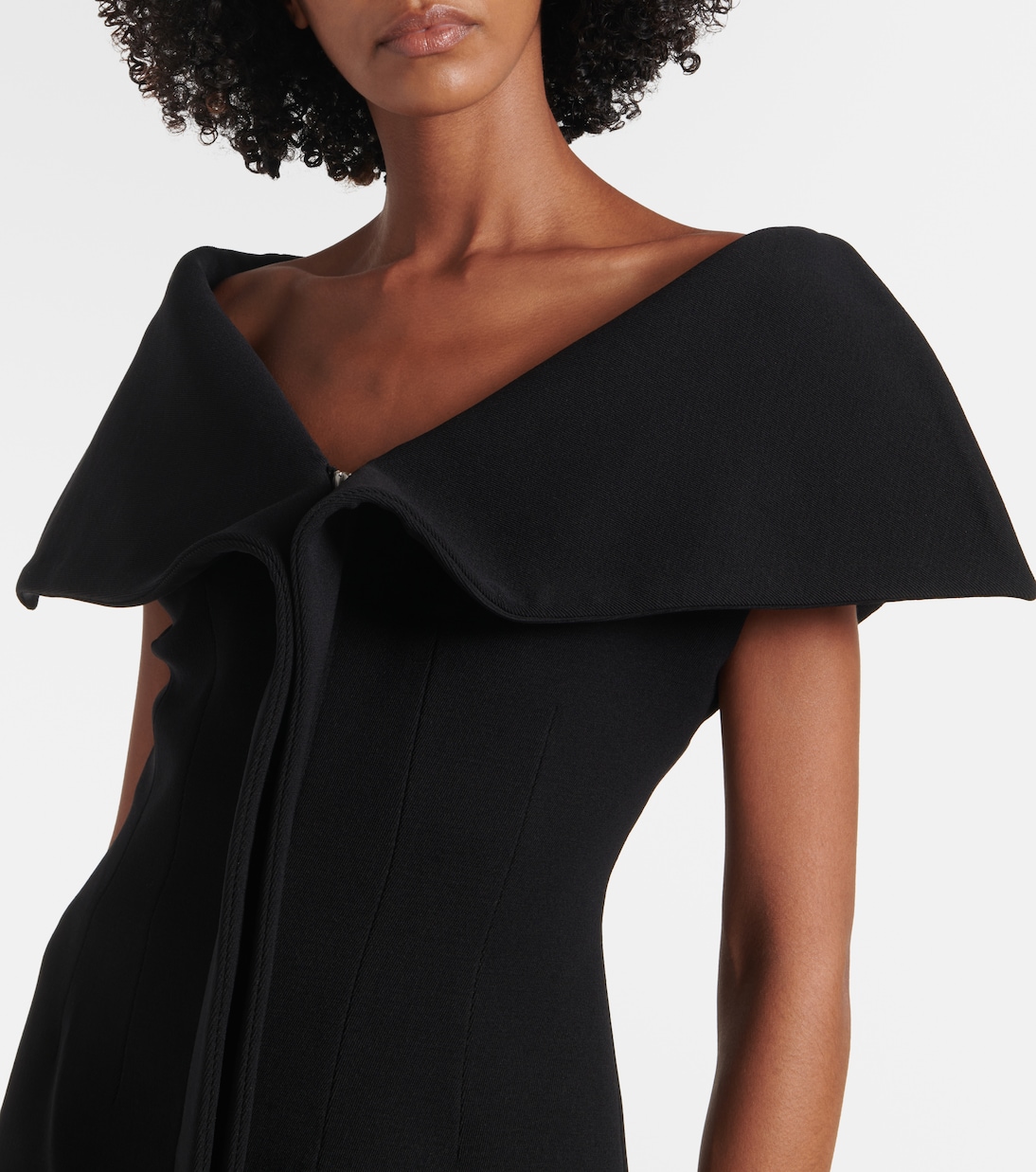 Abito corto con scollo bardot | Ferragamo