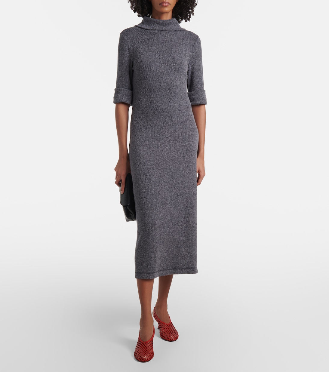 Scarpe con tacco a slingback in pelle e mesh di PROENZA SCHOULER, stile giovane e moderno