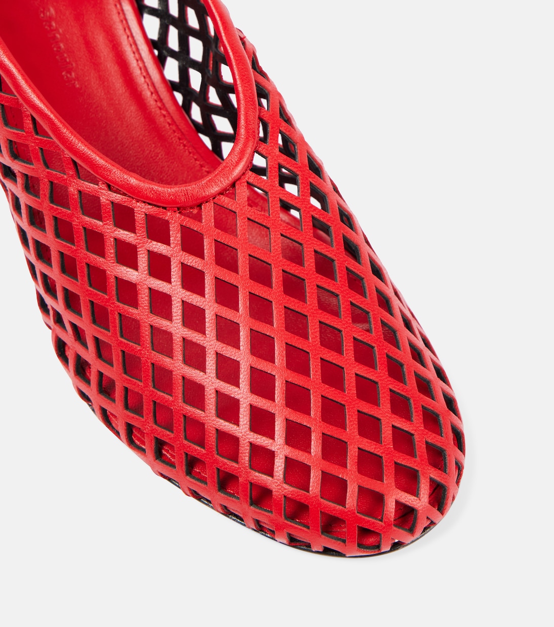 Scarpe con tacco a slingback in pelle e mesh di PROENZA SCHOULER, stile giovane e moderno