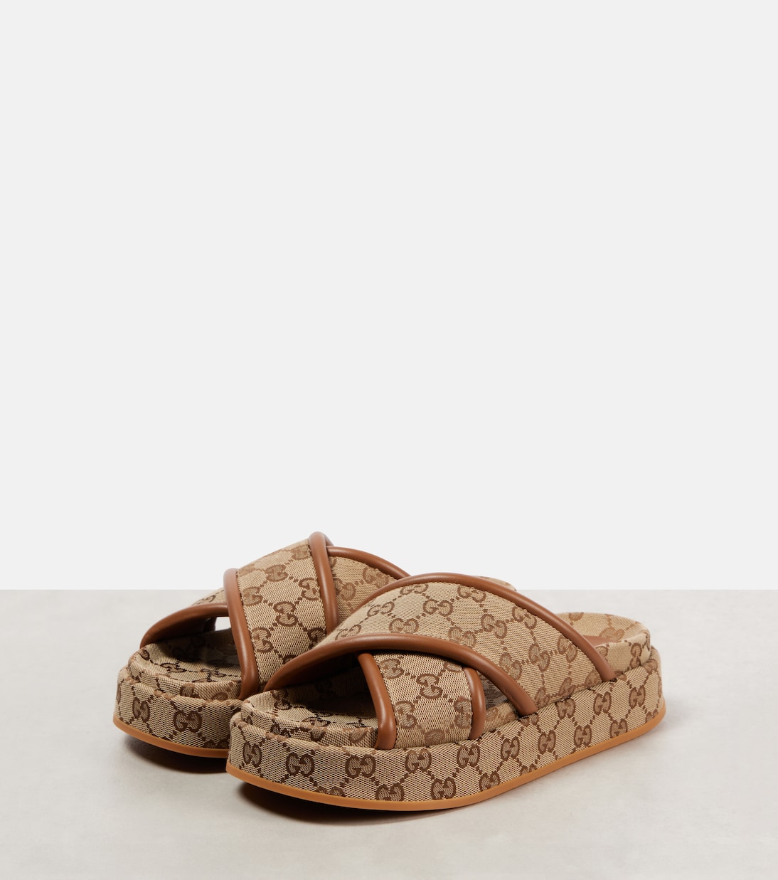 Clarice GG canvas slides | Gucci
