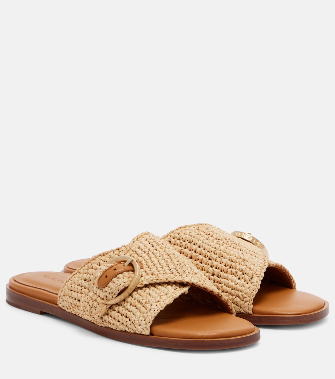 Irme raffia slides | Clergerie