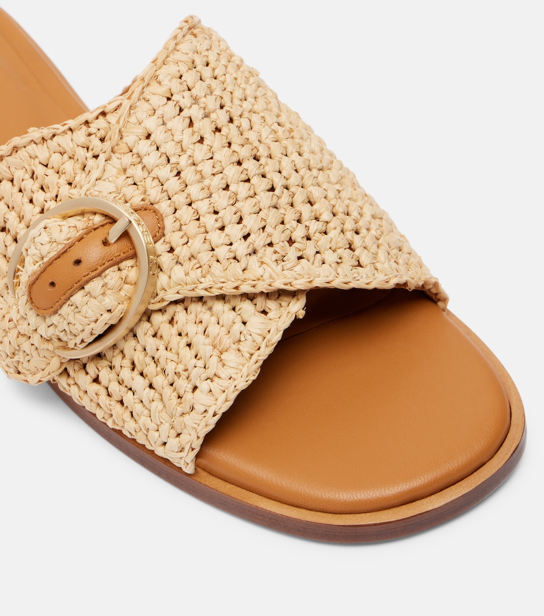 Irme raffia slides | Clergerie