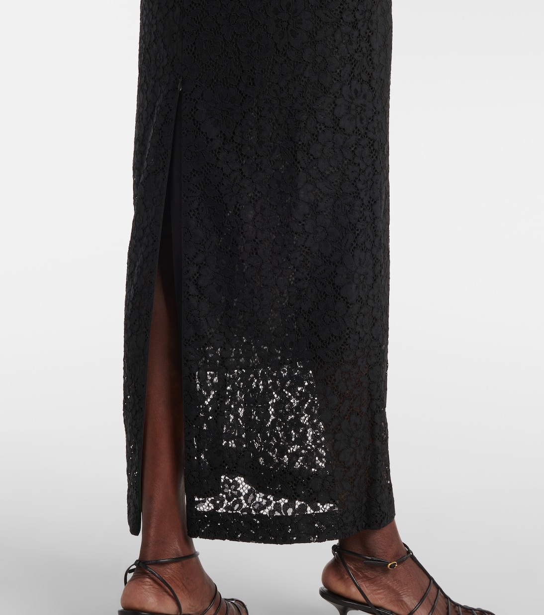 Gonna lunga Jasmine in pizzo a fiori | Proenza Schouler