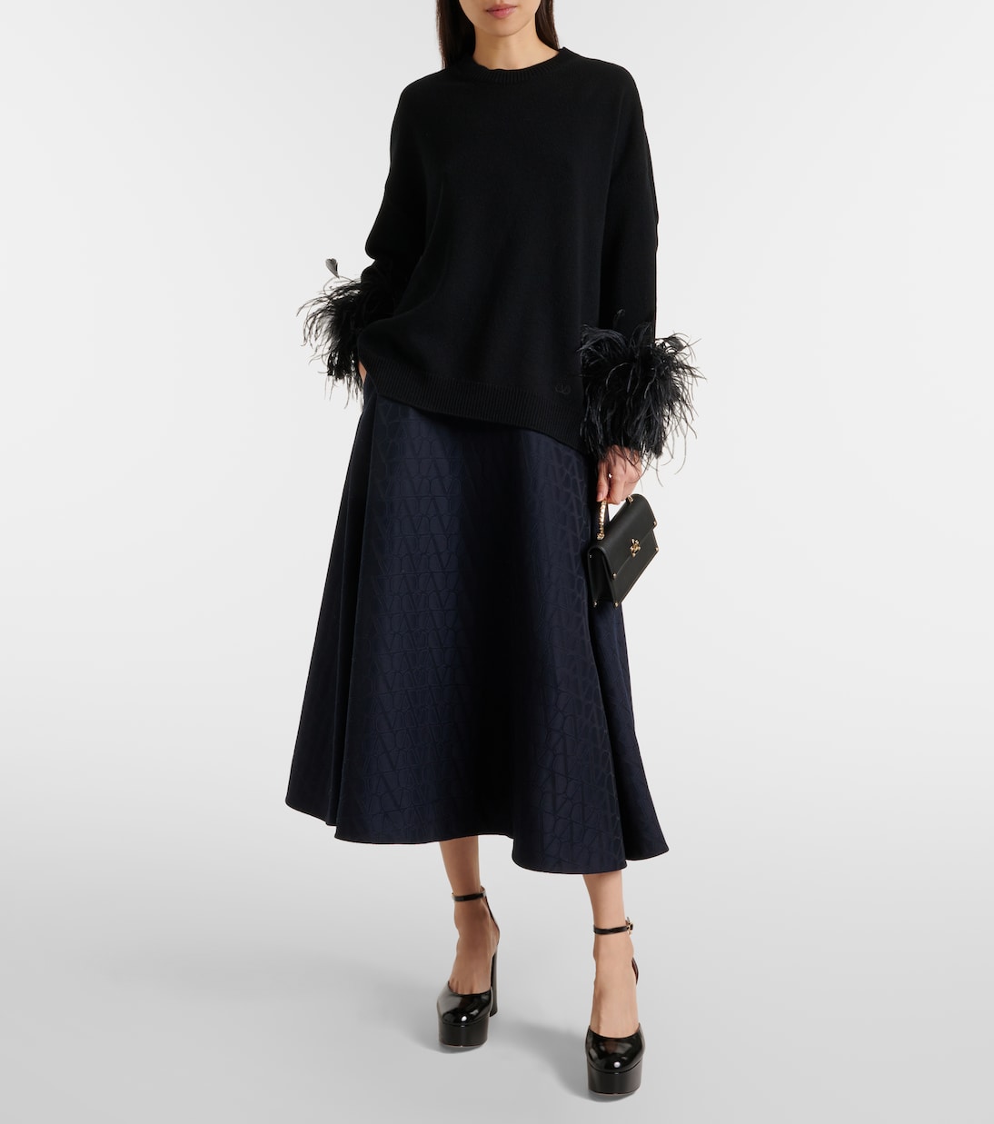 Salones con plataforma Bessie 100 de charol | Gianvito Rossi