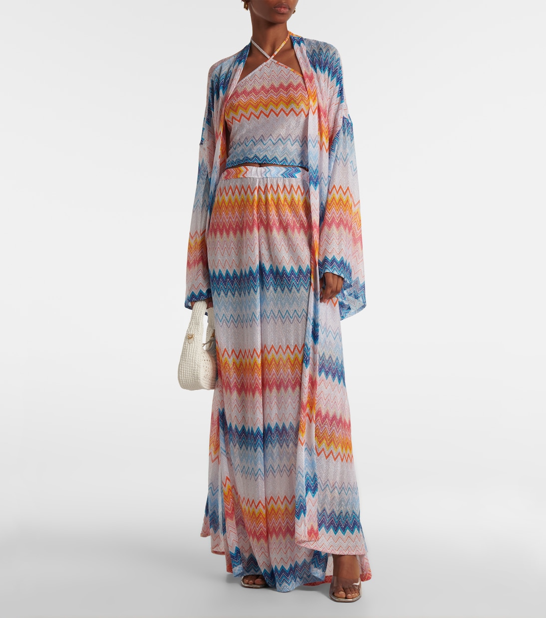Pareo de lamé en zigzag | Missoni
