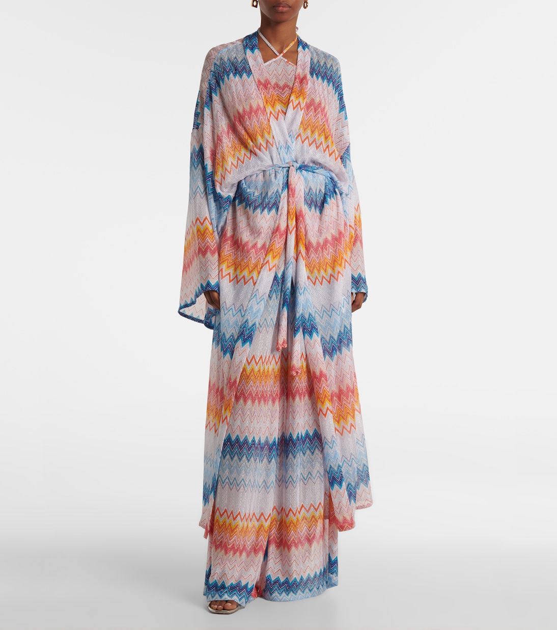 Pareo de lamé en zigzag | Missoni