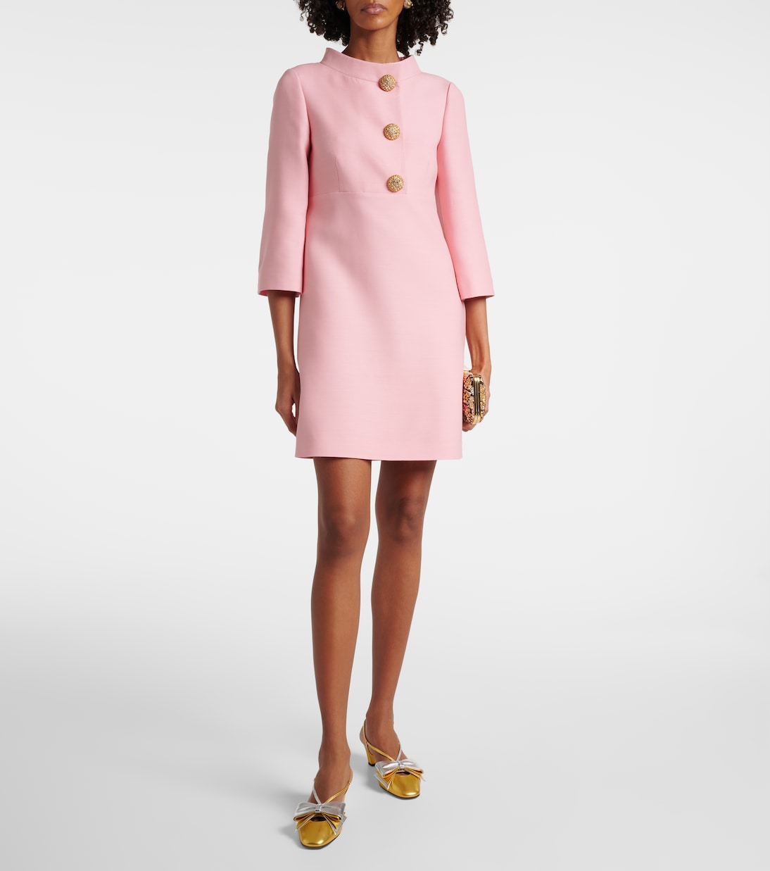 Crepe Couture embellished minidress | Valentino