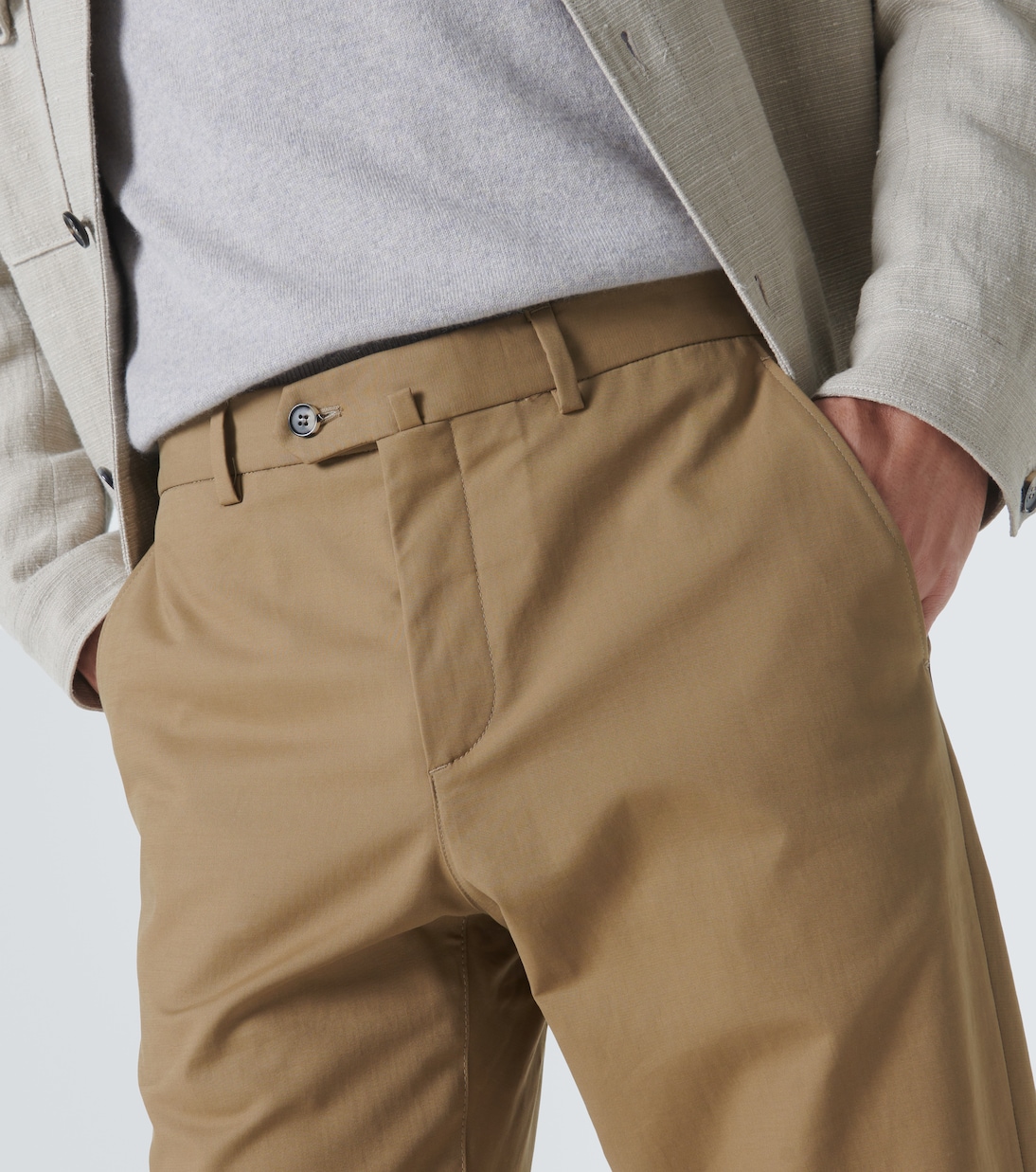 Pantalones chinos Carlo de mezcla de algodón | Loro Piana