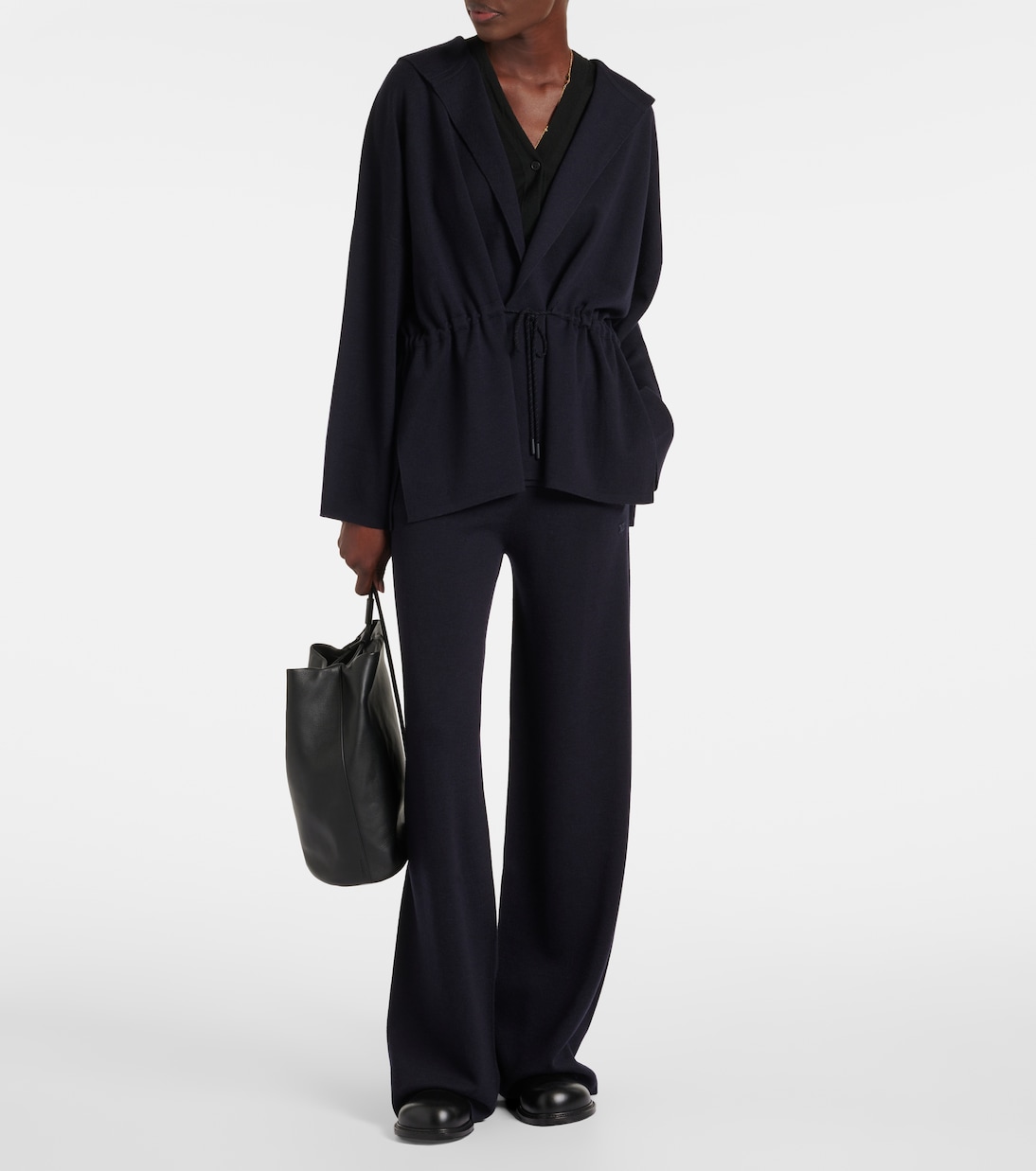 Pantaloni a gamba larga Wilma in lana vergine | Max Mara