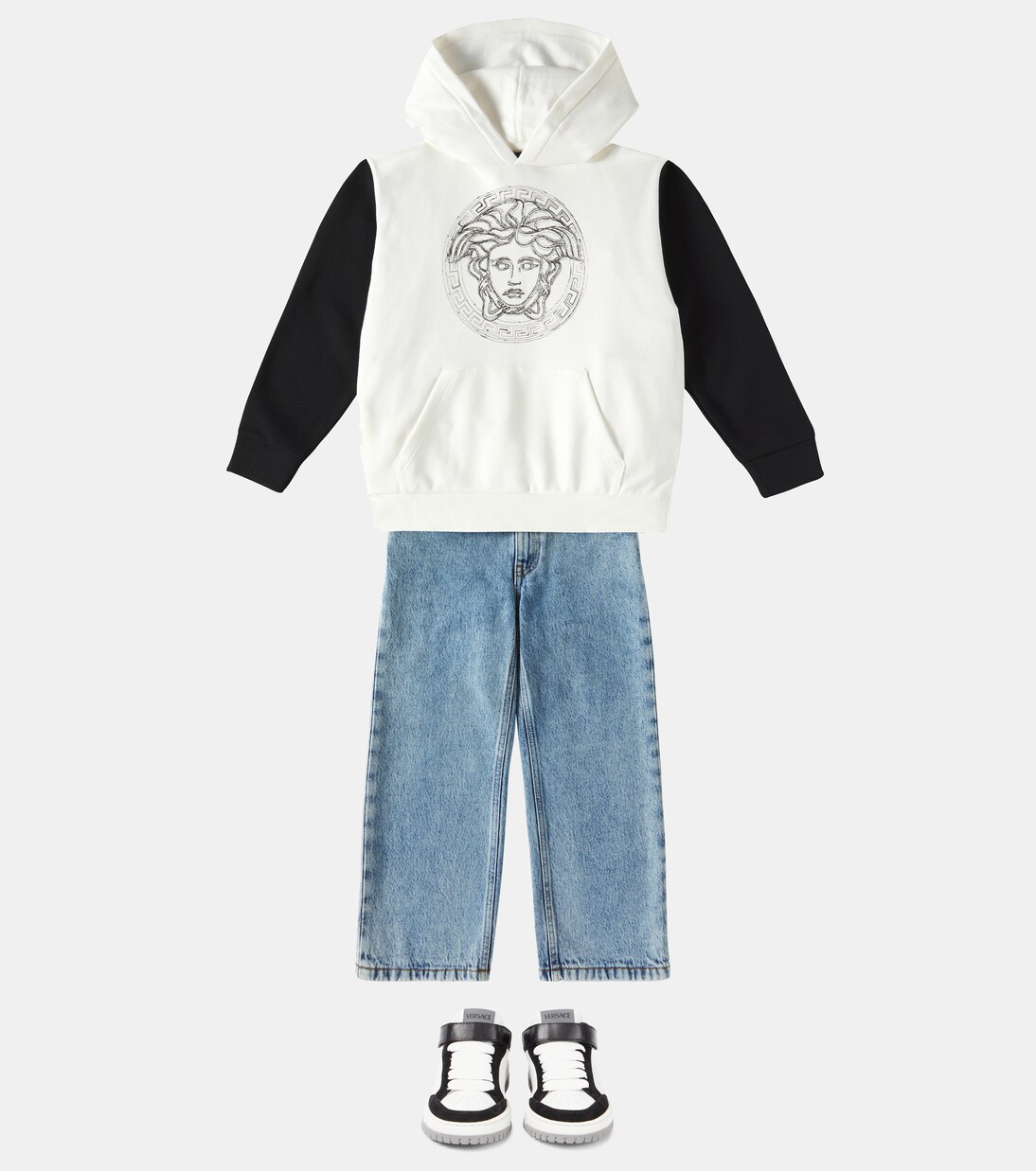 Sudadera con capucha Medusa de algodón | Versace Kids