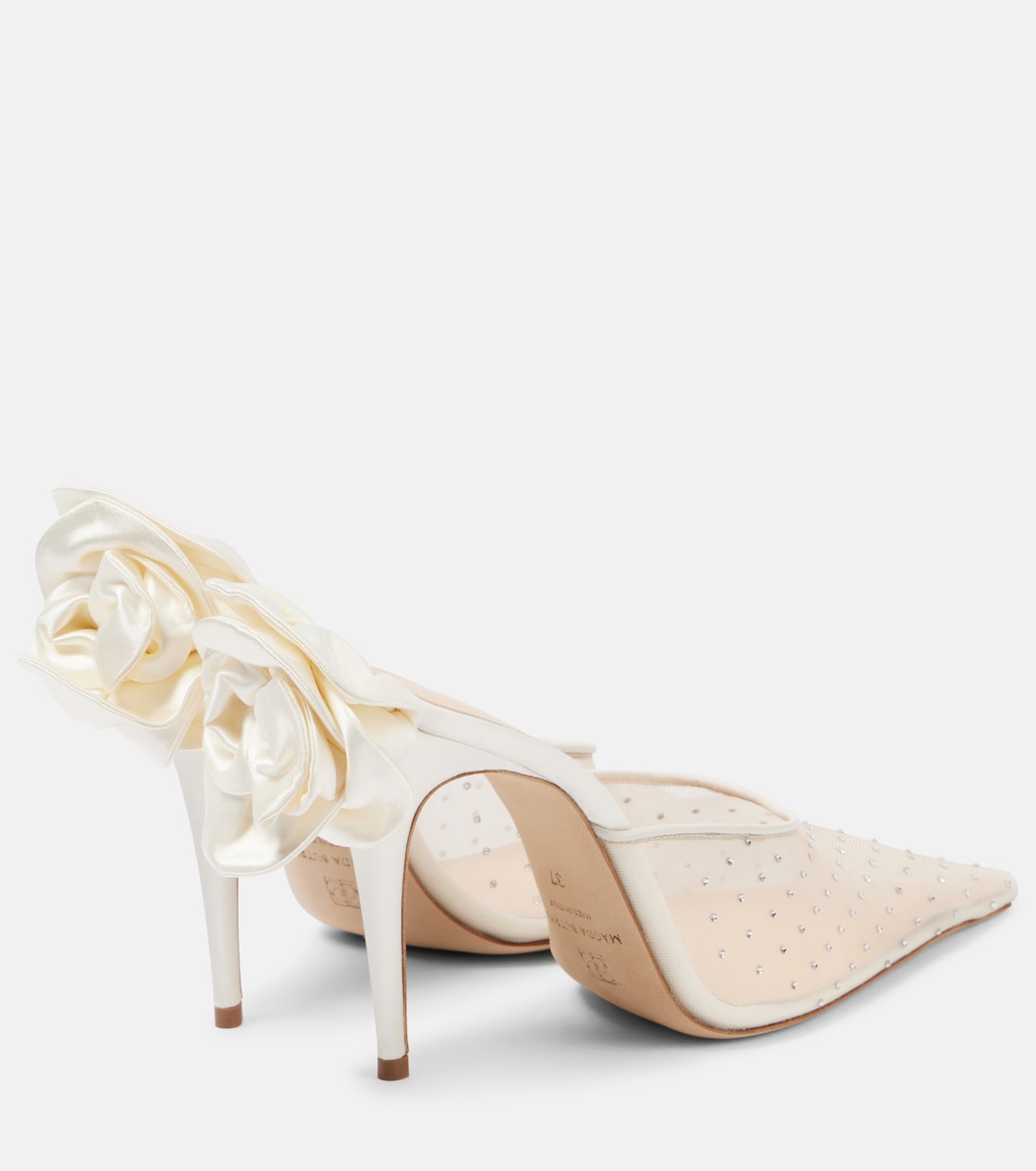 MAGDA BUTRYM Mule con dettagli floreali in mesh per un look giovane e trendy