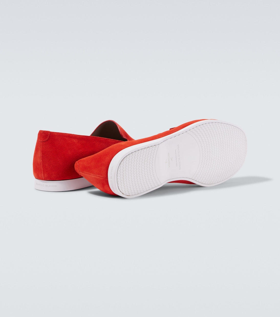 Slip-Ons Monaco aus Veloursleder | Manolo Blahnik