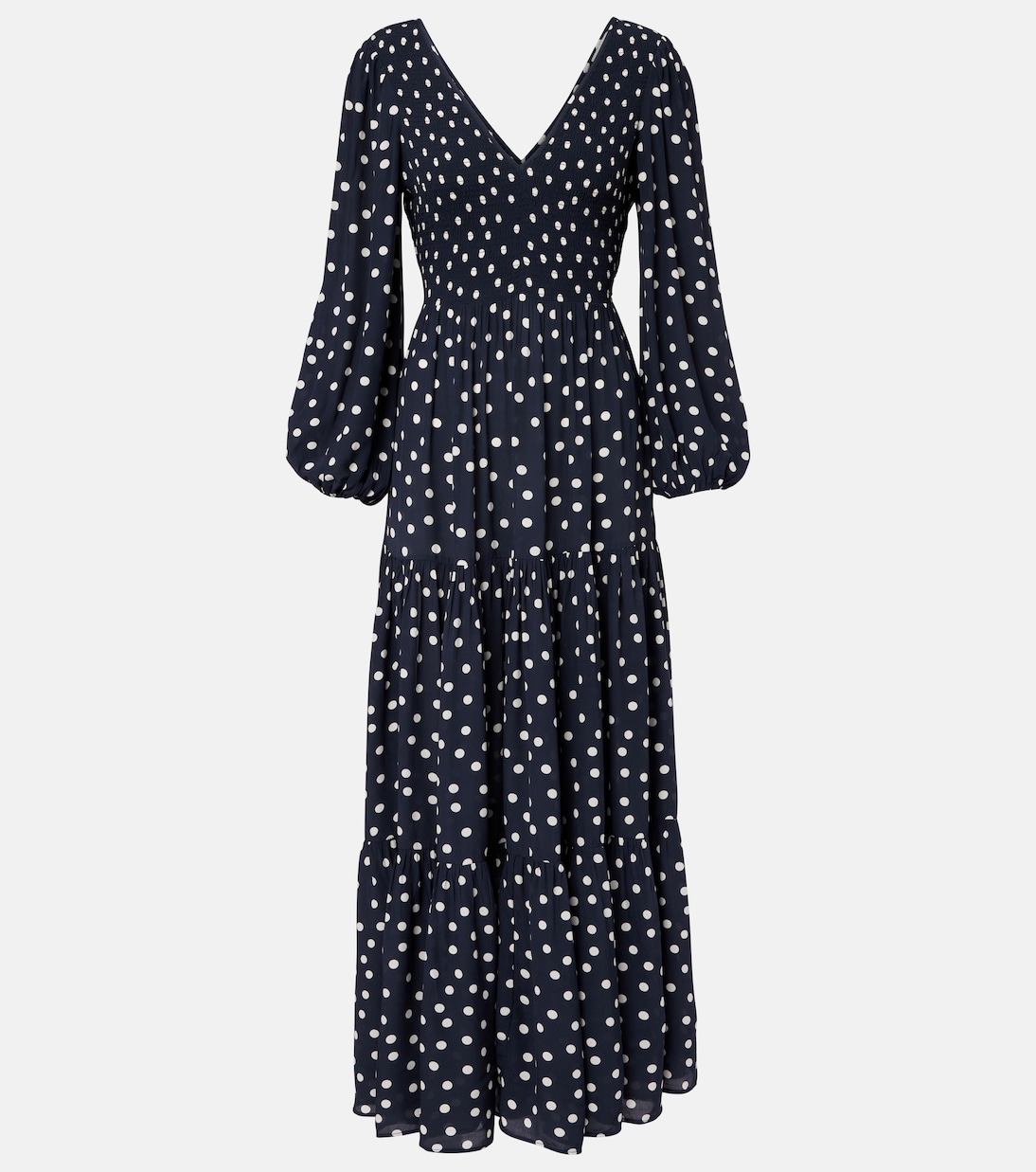 Vestido midi Brooke con lunares | Rixo