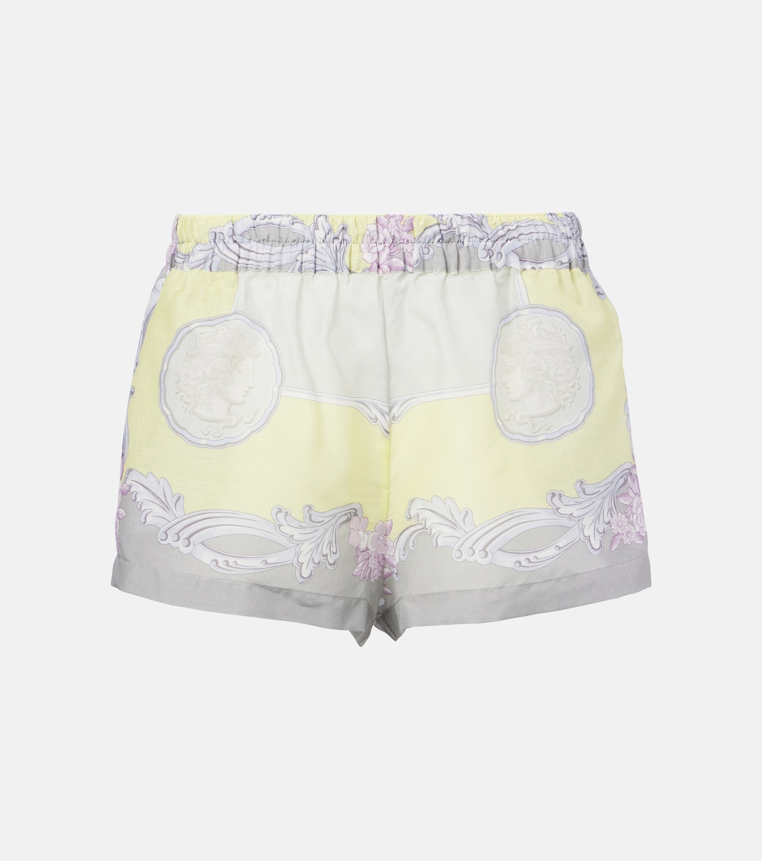 Shorts Medusa Cameo in cotone e seta | Versace