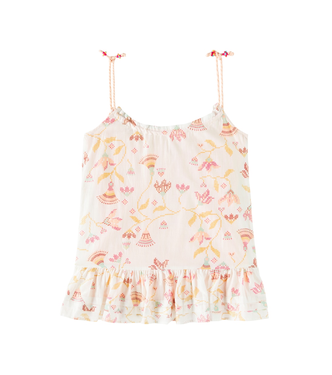 Abito Billie in misto cotone lamé | Poupette St Barth Kids