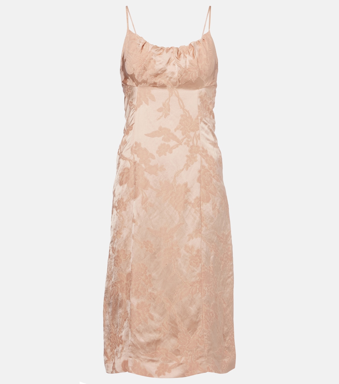 Abito lungo Dirios in jacquard floreale | Dries Van Noten