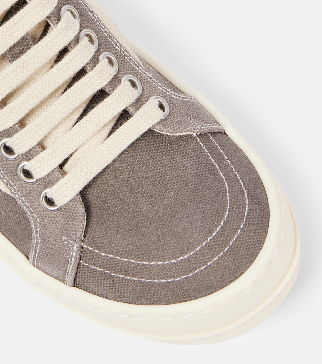 Scarpe da ginnastica in tela vintage DRKSHDW di Rick Owens, stile Hollywood per giovani trendy.