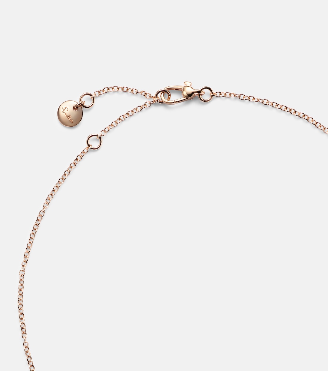 Collier Pom Pom Dot en or rose 18 ct, turquoise et diamants | Pomellato