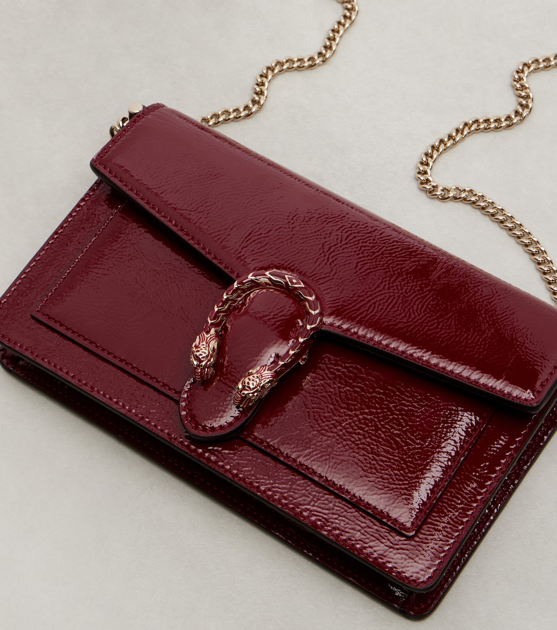 Dionysus Mini patent leather crossbody bag | Gucci