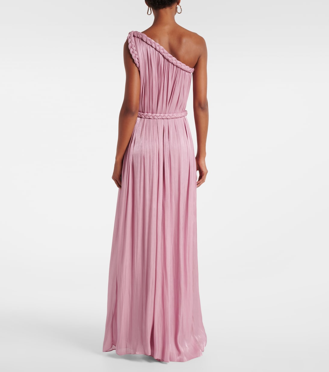 Isilda lamé georgette gown | Costarellos