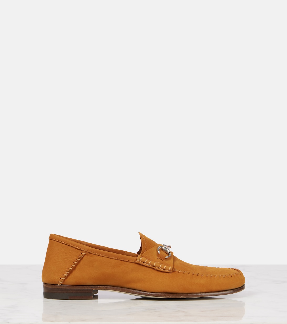 Mocassins Gigi Horsebit en daim | Gucci