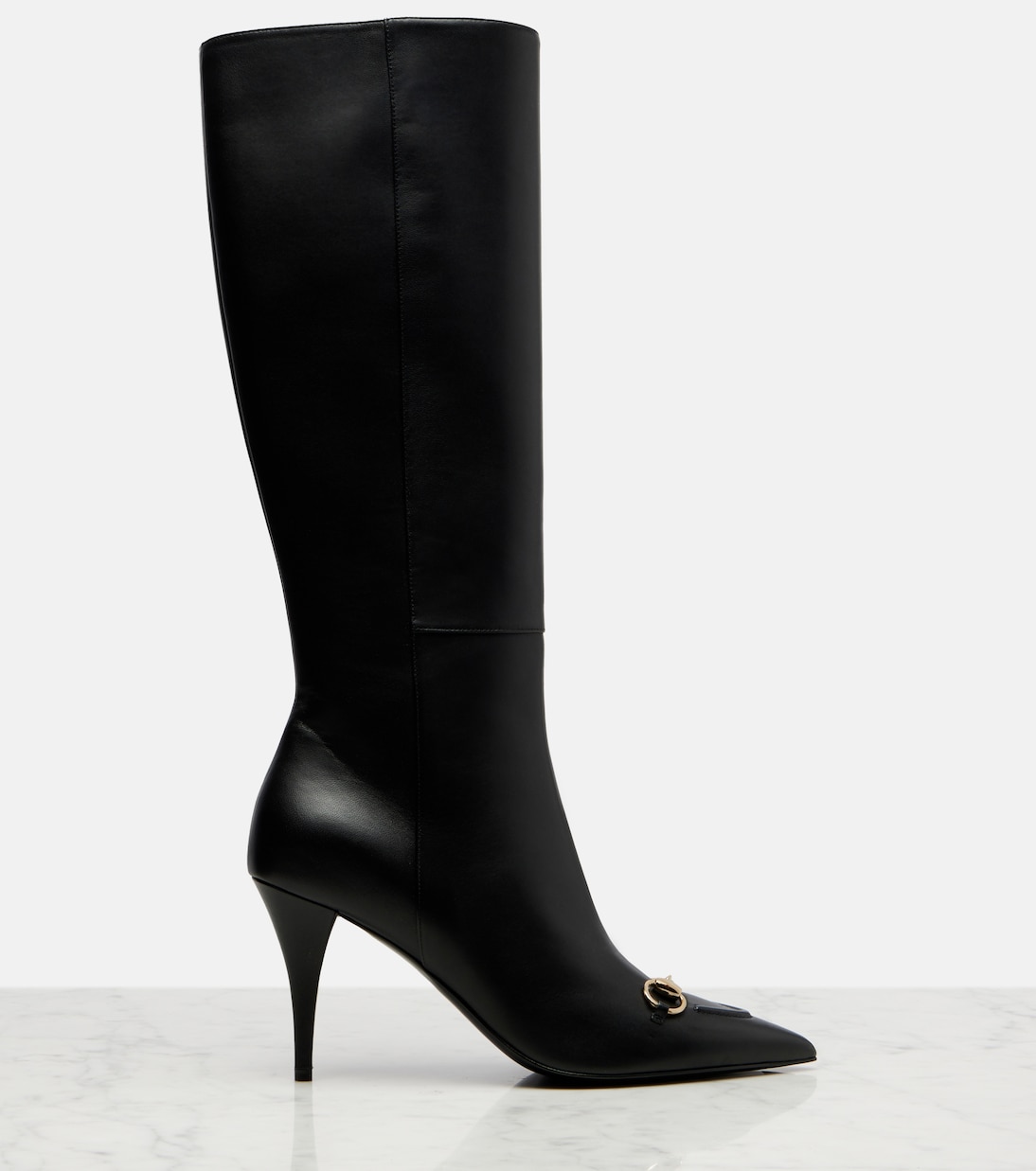 Botas altas Erin de piel | Gucci